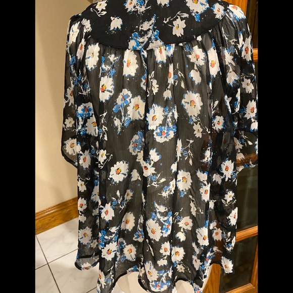 Cropped  kimono by So Heritas size XS in black floral - Picture 4 of 8